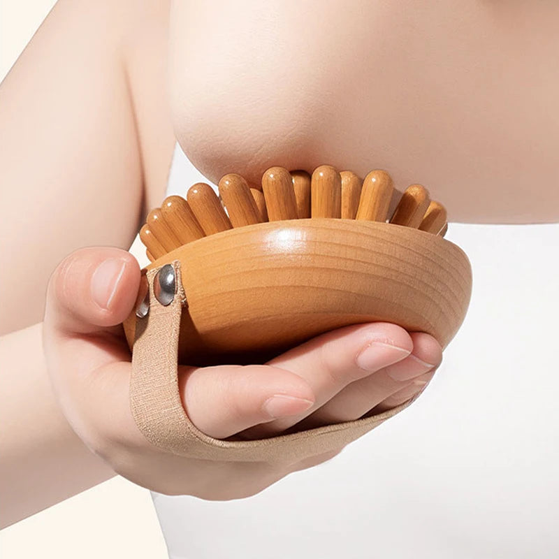 Ergonomic Wooden Body Anti Cellulite Massage Brush - Smarsty
