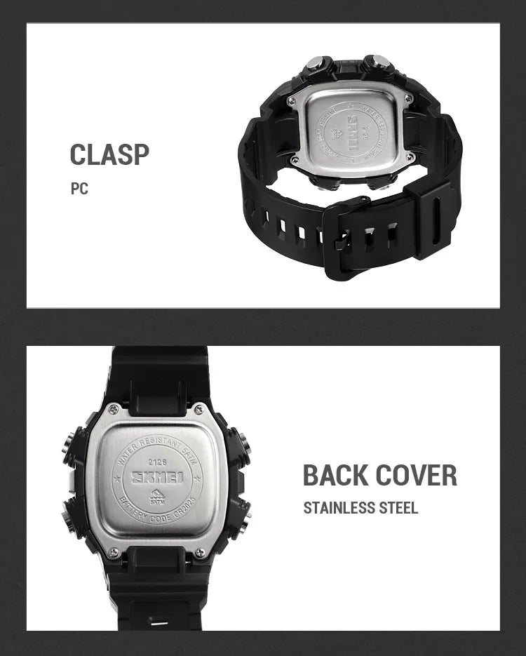 Skmei 2126 Waterproof Digital Sports Watch for Men - Smarsty