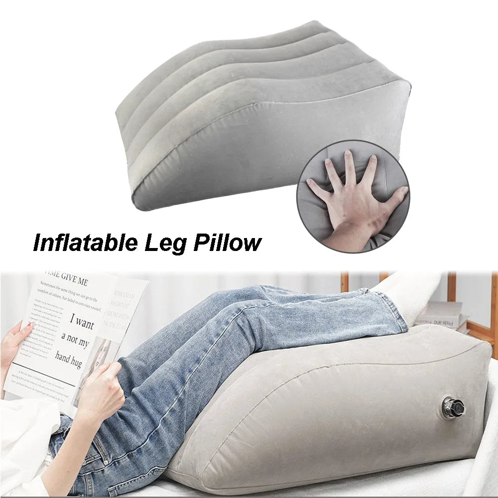 Inflatable Leg Pillow Wedge for Comfortable Travel - Smarsty