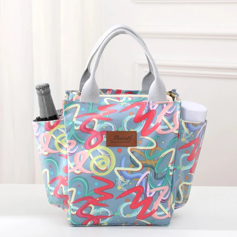 Insulated Thermal Lunch Bag Bento Tote For Office Workers - Smarsty