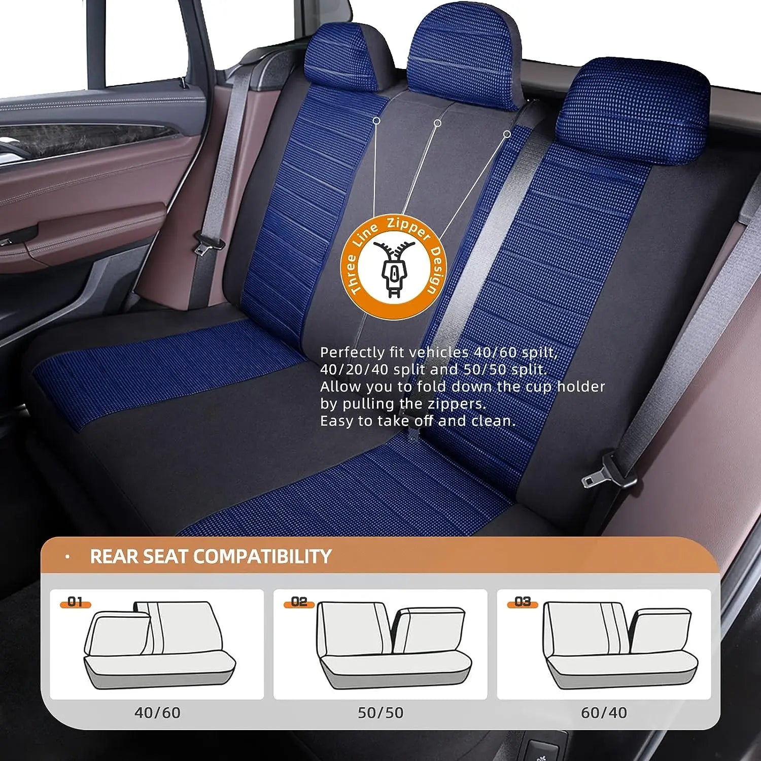 Universal Car Seat Covers Full Set For Most Vehicles - Smarsty