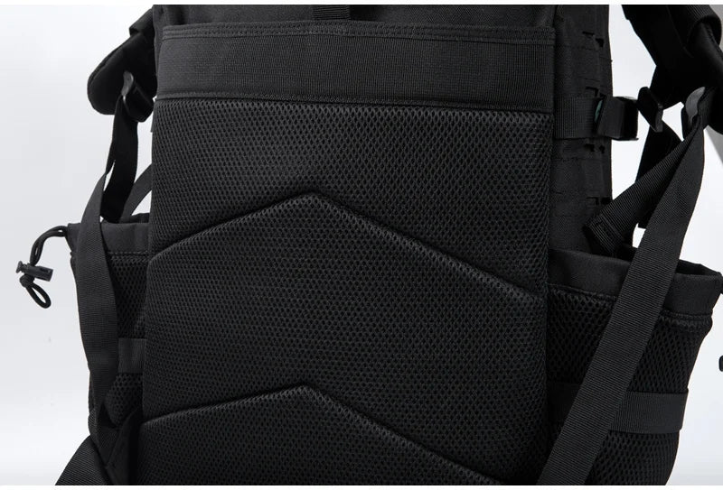 45L Tactical Backpack survival Bag Hunting MOLLE Backpack GYM For Men EDC Outdoor Hiking Rucksack Witch Bottle Holder - Smarsty