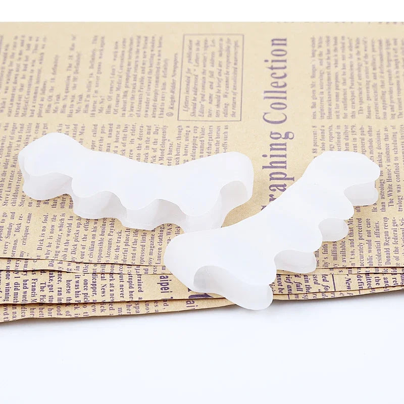 Toe Separators Doctor Recommended Correct Foot and Bunion Pain,Plantar Fasciitis Toe Straightener to Improve Functional Mobility - Smarsty