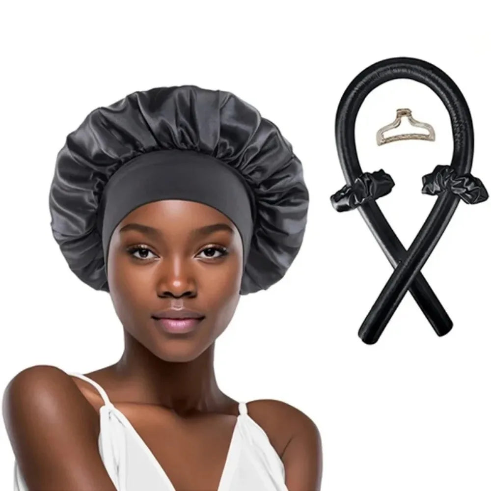 Heatless Curling Rod Night Cap for Effortless Curls - Smarsty