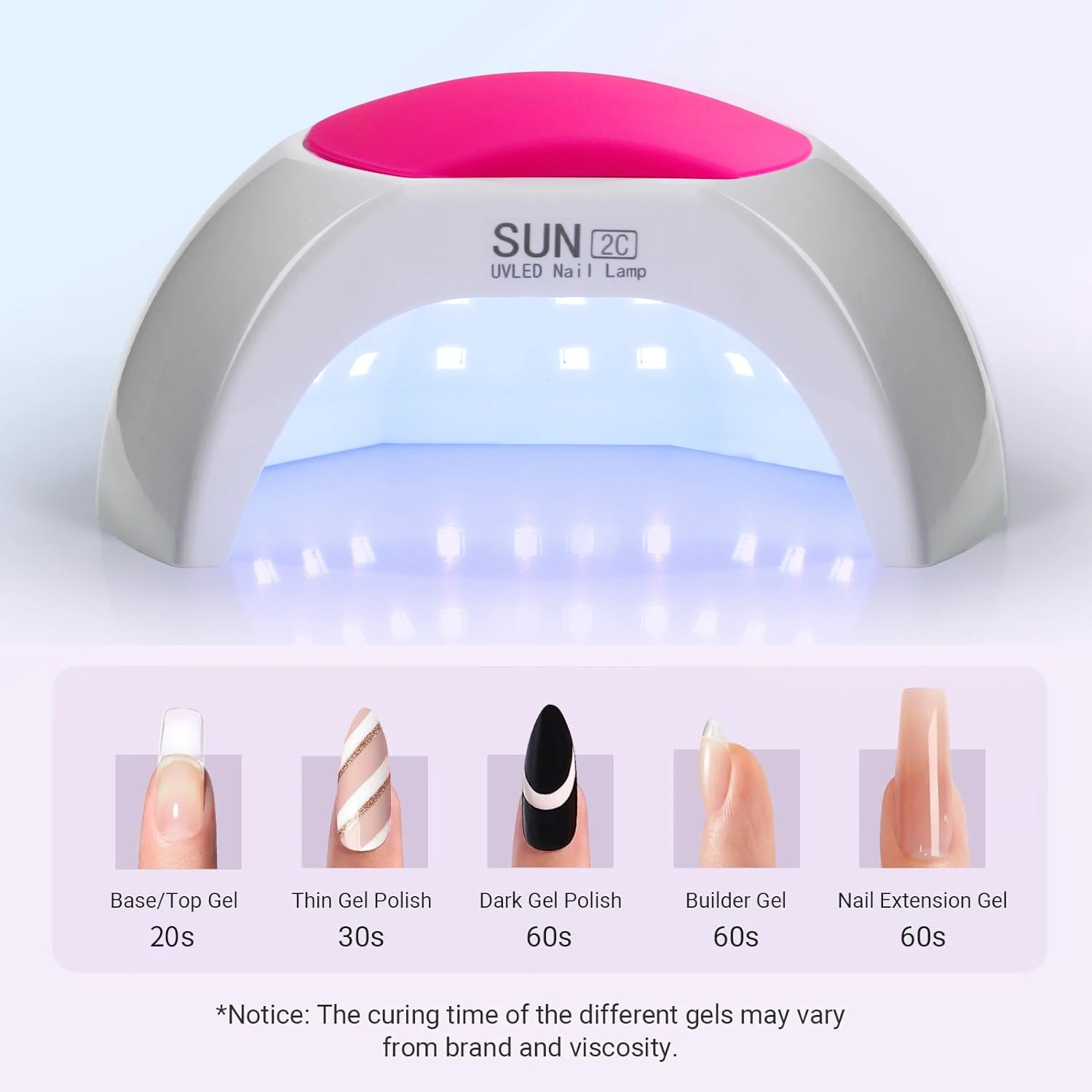 Sun2C 48W LED UV Nail Lamp for Quick Drying - Smarsty