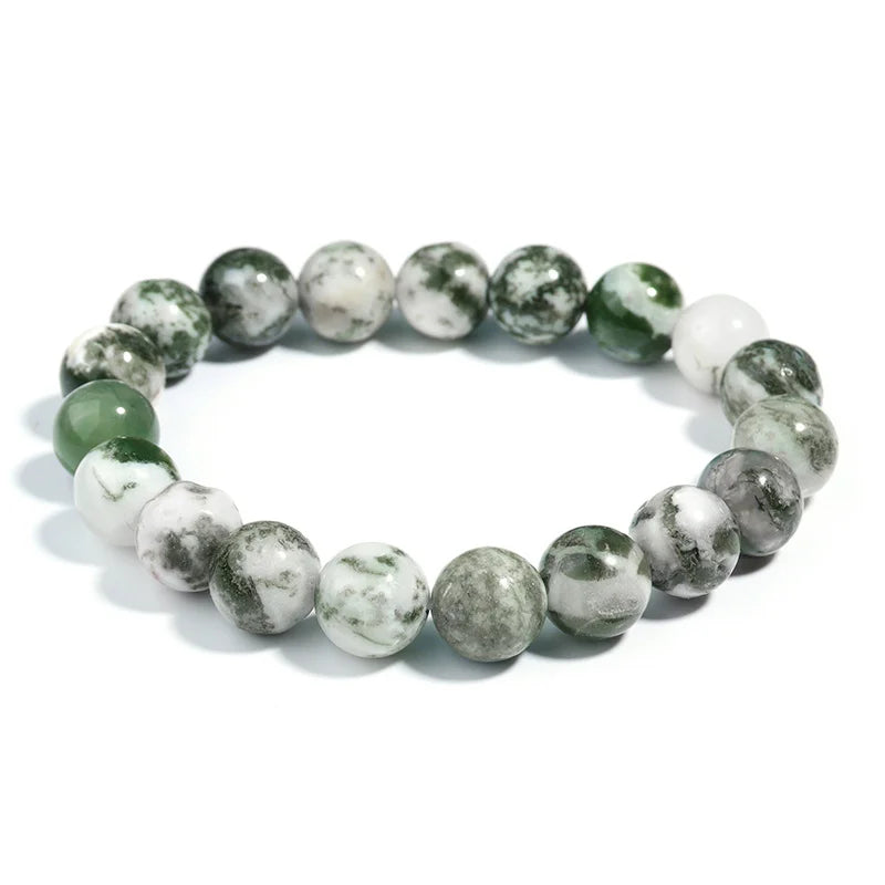 Dendritic Agate Stress Relief Crystal Bracelet - Smarsty