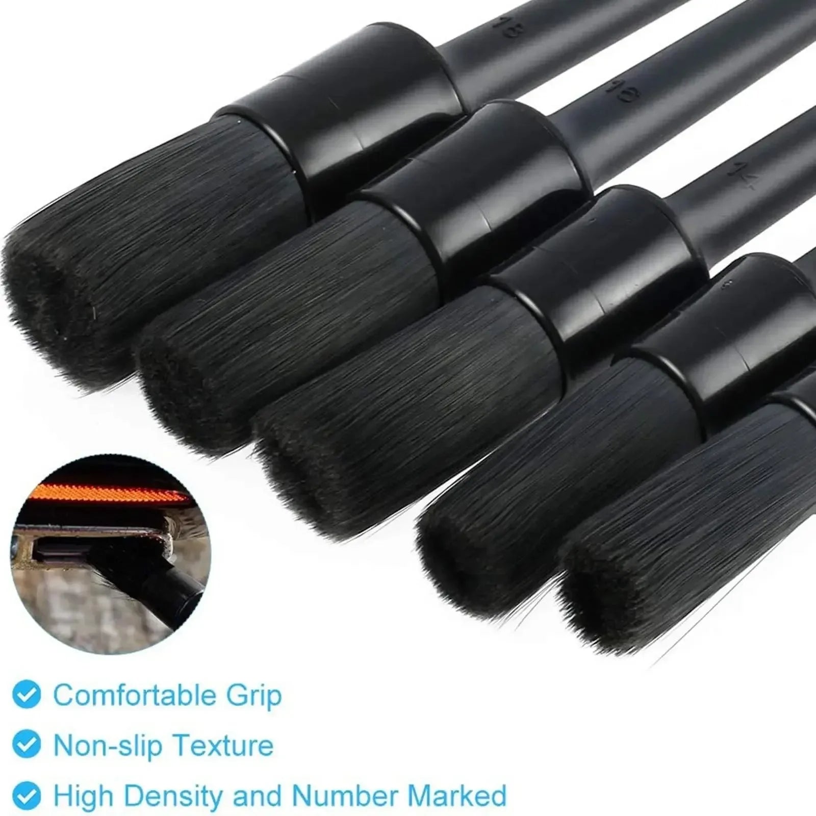 Soft Car Detailing Brush For Interior And Wheel Cleaning - Smarsty