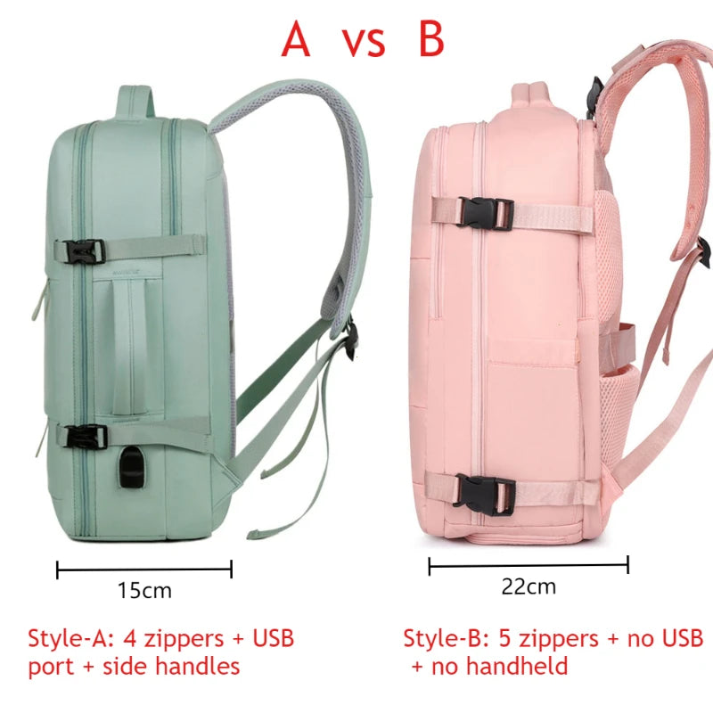 2025Men Women's Bag Large Capacity Journey Multifunction Backpack With Shoe Storage Multilayer Dry And Wet Separation Waterproof