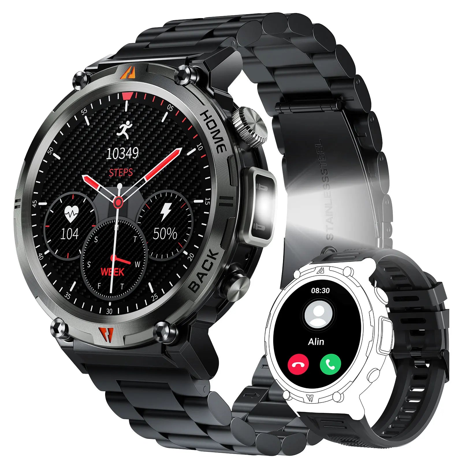 EIGIIS KE3 Smart Watch Bluetooth Call Waterproof Health Monitor - Smarsty
