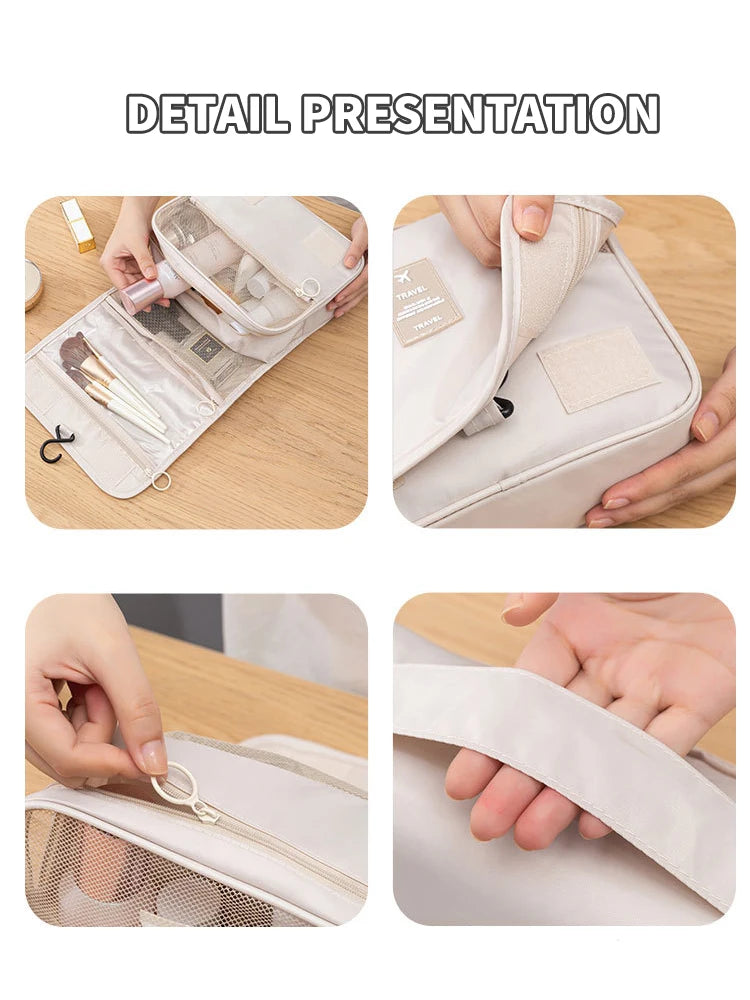 Multifunctional Travel Makeup Bag with Large Capacity - Smarsty