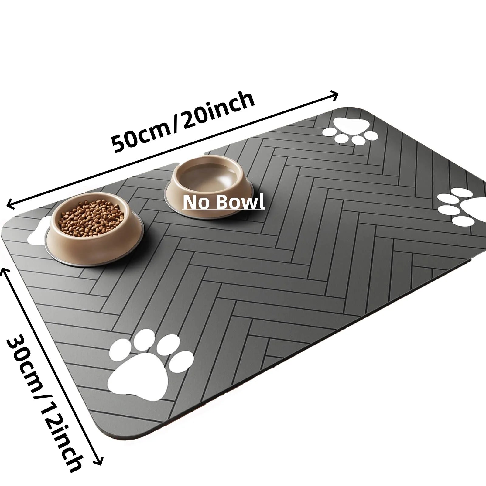 Absorbent Pet Feeding Mat with Waterproof Backing - Smarsty