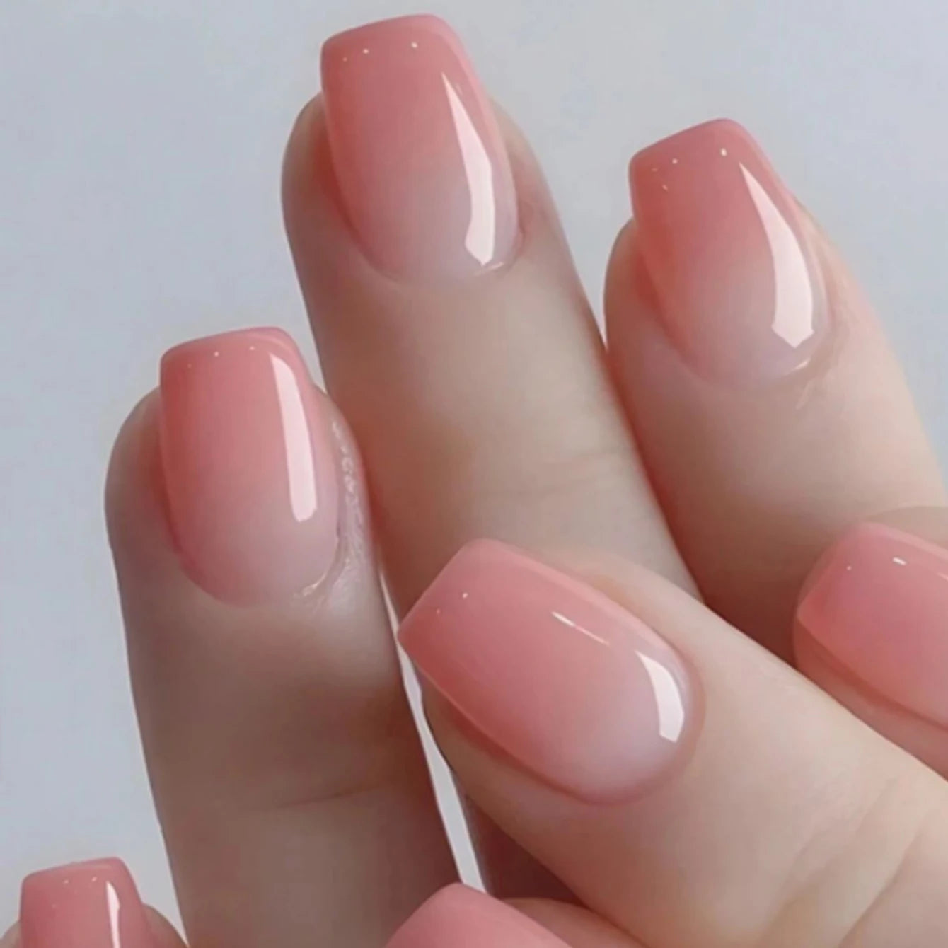 Glossy Pink Press On Nails Set for Elegant Style - Smarsty