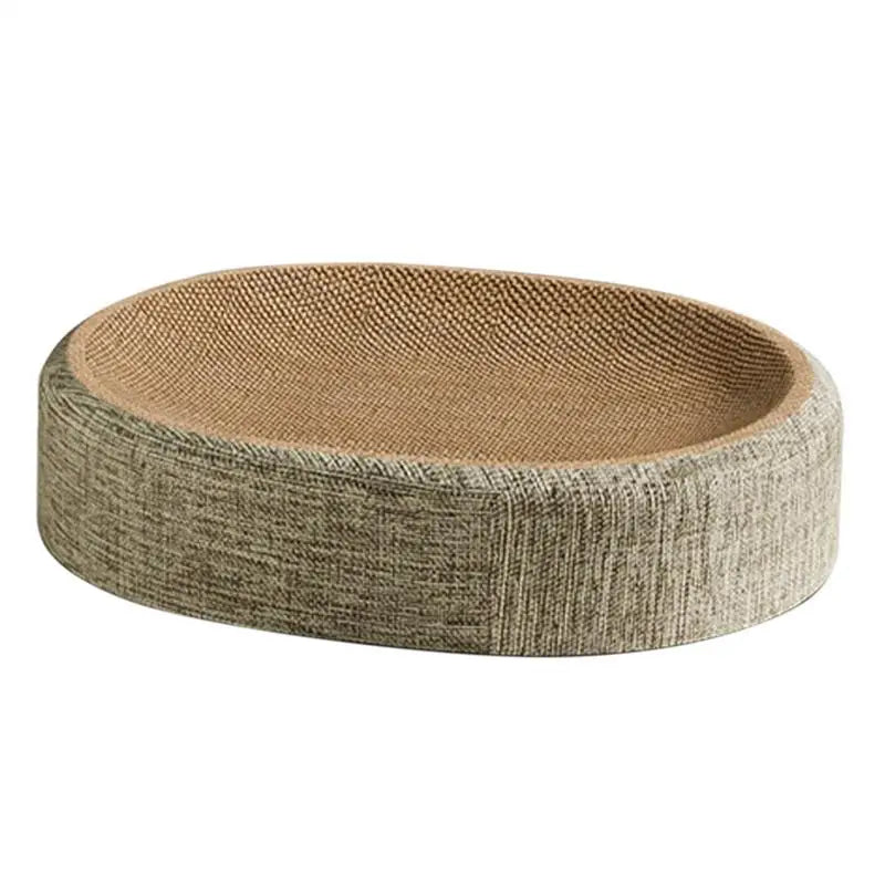 Oval Scratch Pad Cat Bed for Comfort and Play - Smarsty