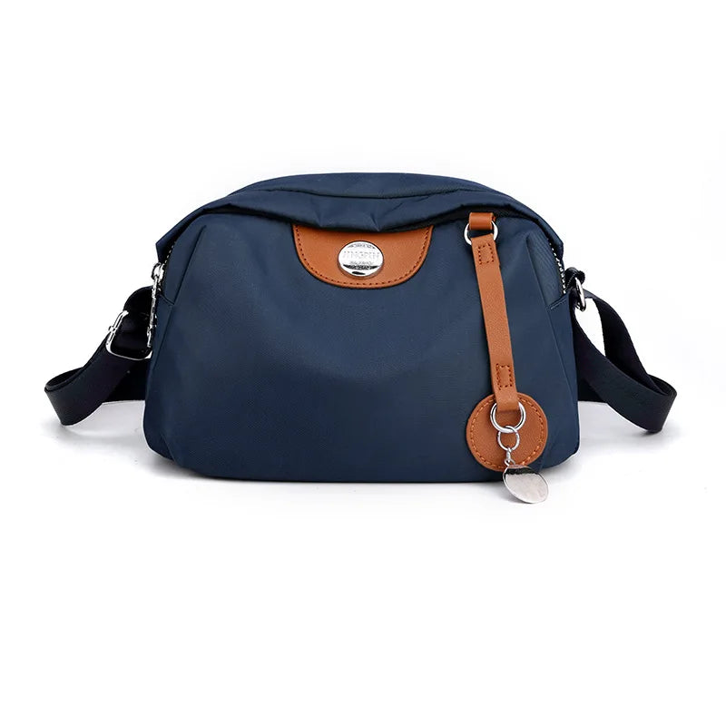 Waterproof Nylon Crossbody Bag For Women With Zipper - Smarsty