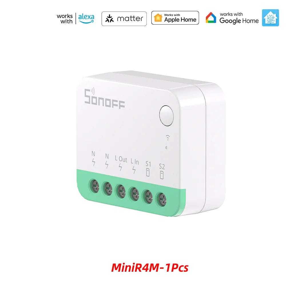 Sonoff Mini R4 WiFi Smart Light Switch Compatible with Alexa - Smarsty