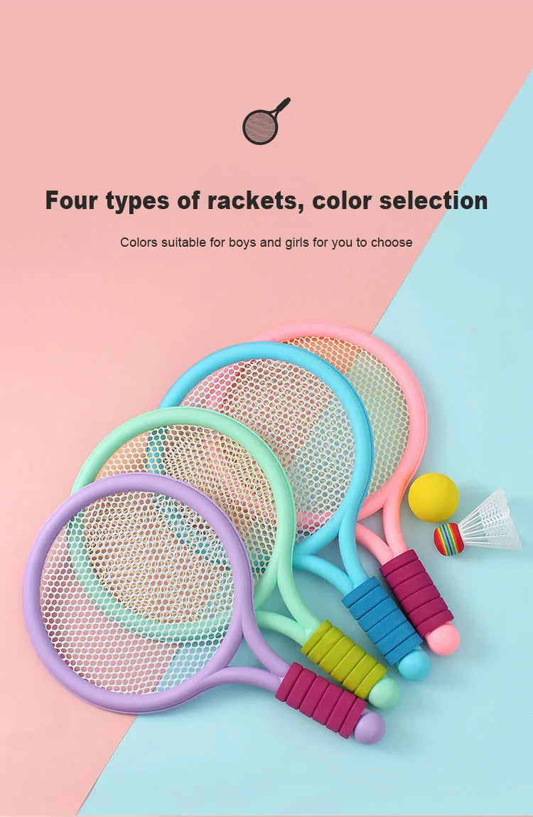Racket Tennis for Children Outdoor Sports Badminton Racket Kindergarten Toy Set for 3-12years Old Badminton Sets by Smarsty