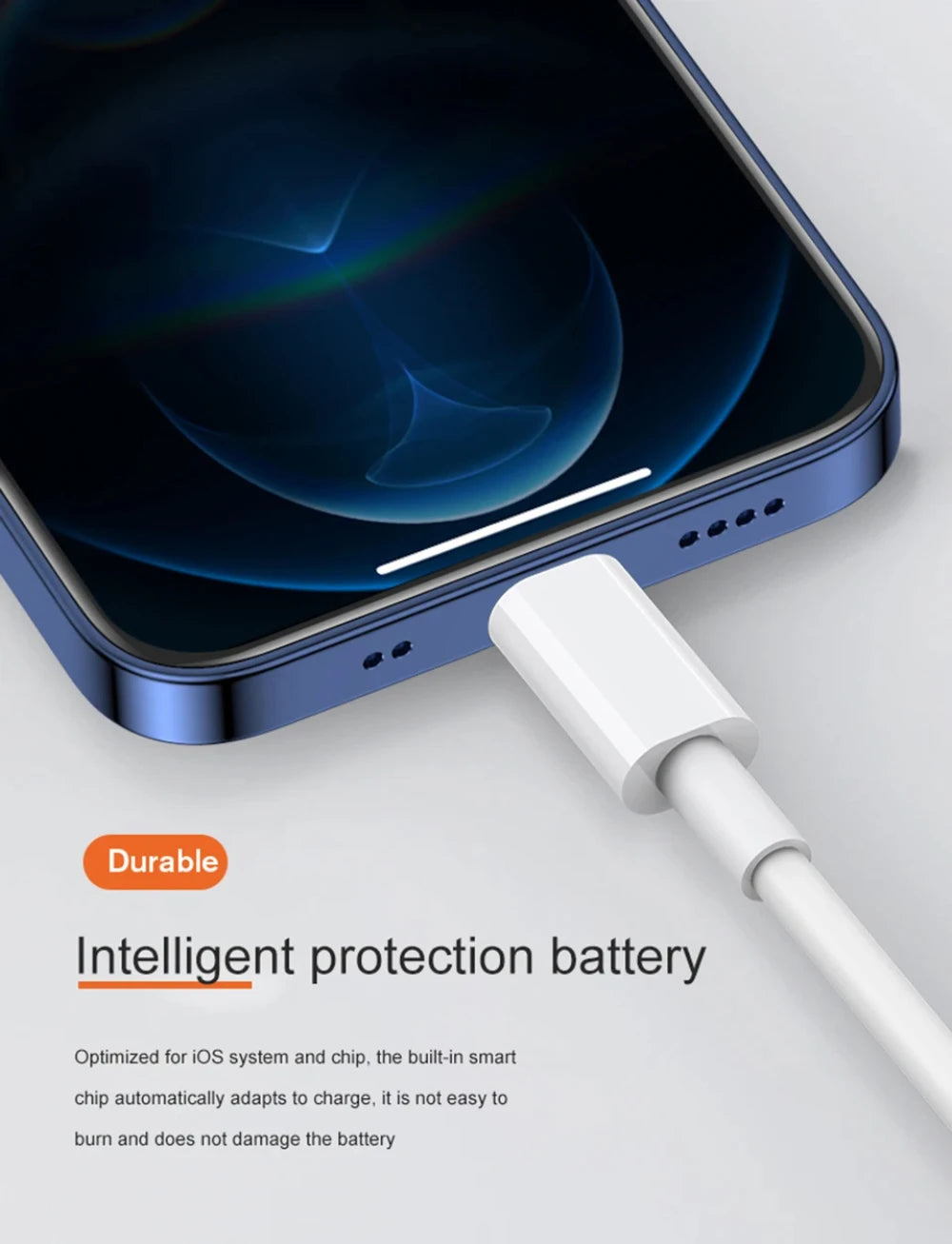 20W PD USB to Lighting USB C to Lighting Fast Charger Cable For Apple iPhone 14 13 12 11 Pro Max X XR Plus iPad Data Sync Line - Smarsty