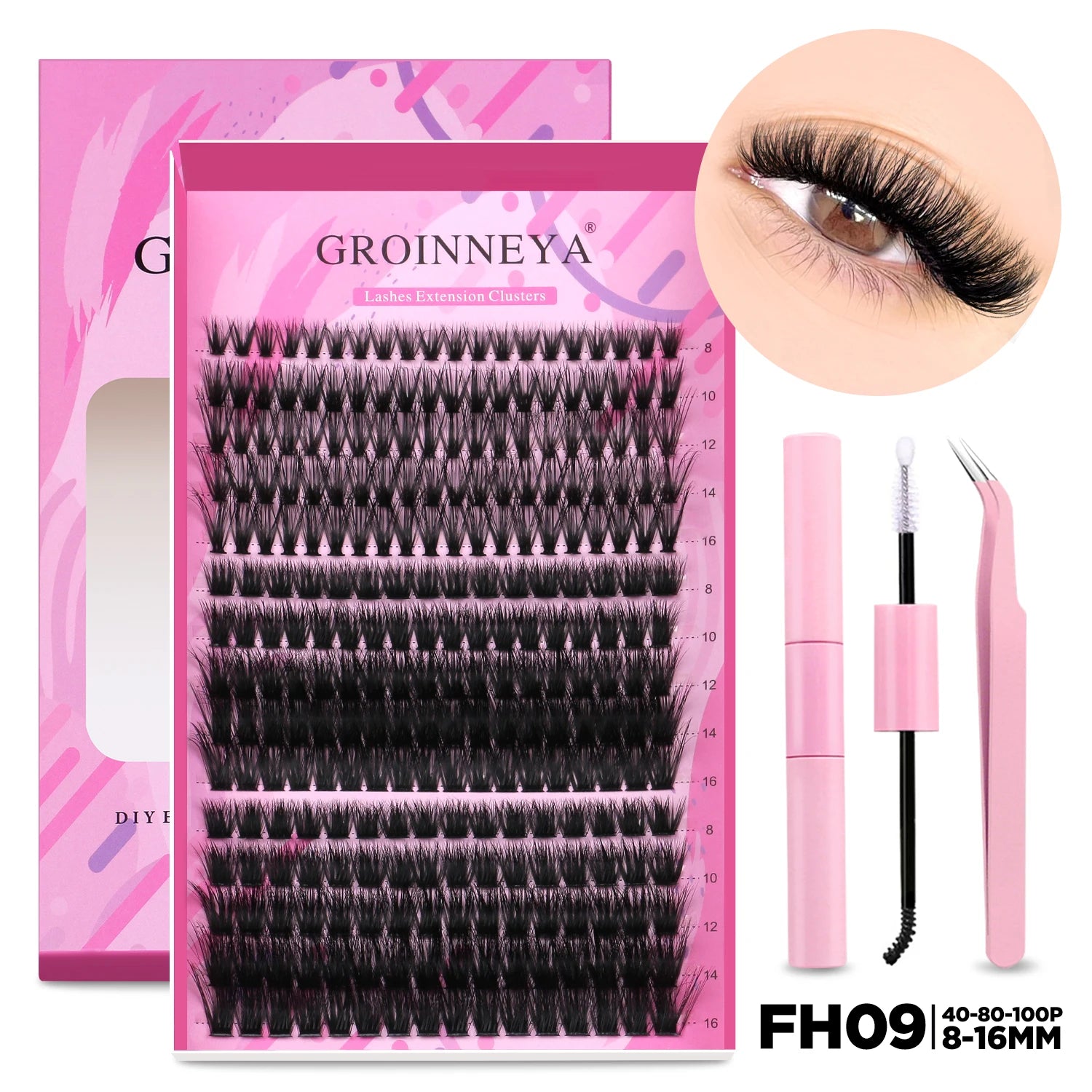 DIY Lash Extension Kit with Individual Lashes for Home Use - Smarsty