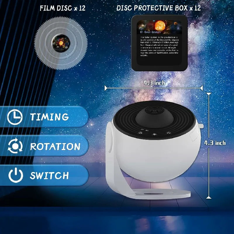 Galaxy Projector Night Light with 360 Degree Rotation - Smarsty