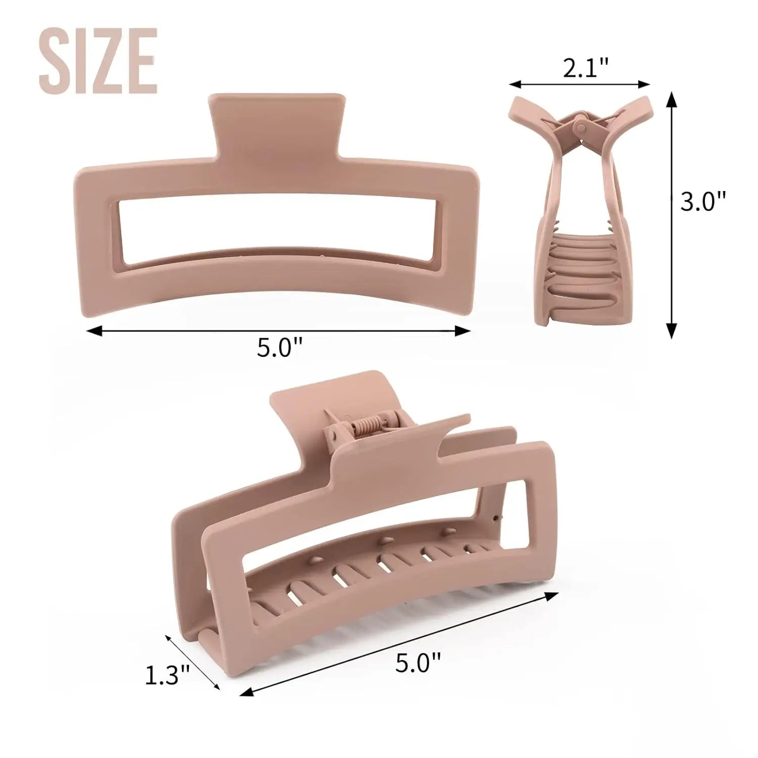 Extra Large Jumbo Claw Clips Thick Long Hair Non Slip - Smarsty