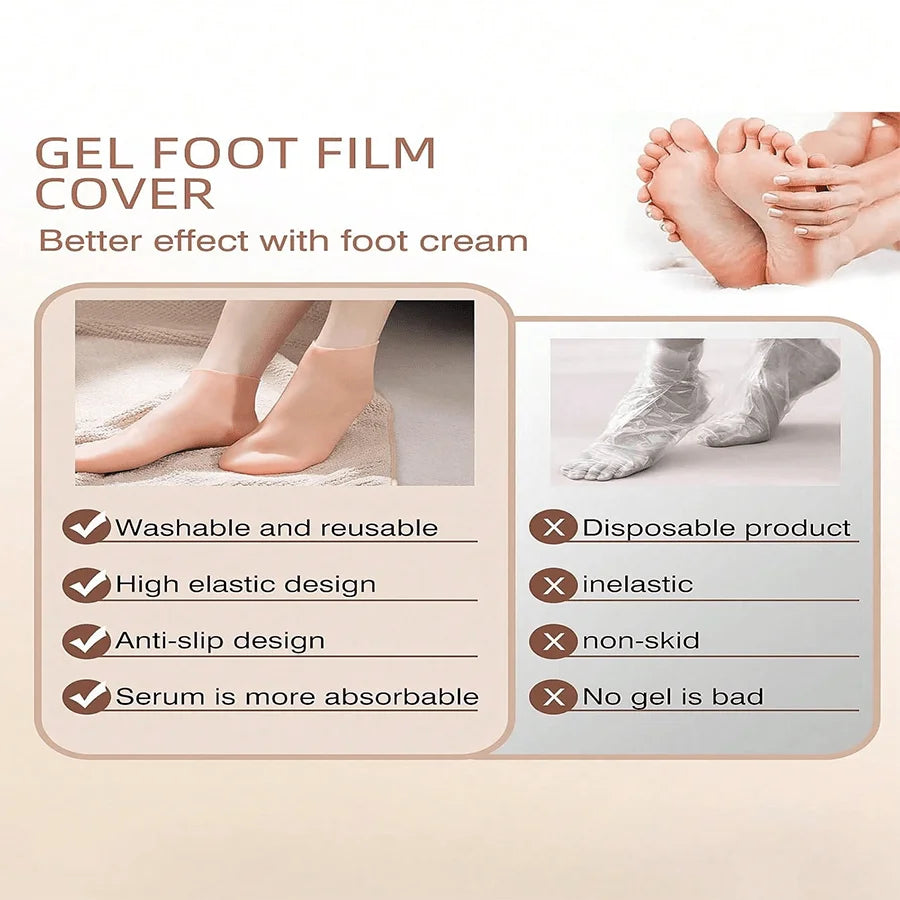 Moisturizing Silicone Foot Socks for Cracked Feet - Smarsty
