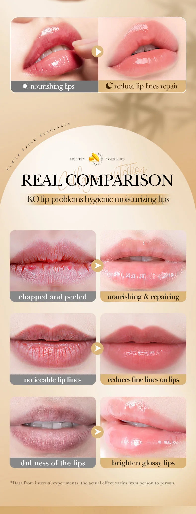 SADOER Collagen Lip Balm for Moisturizing and Repairing - Smarsty