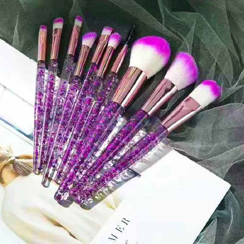 10PCS Professional Makeup Brush Set for Flawless Application - Smarsty