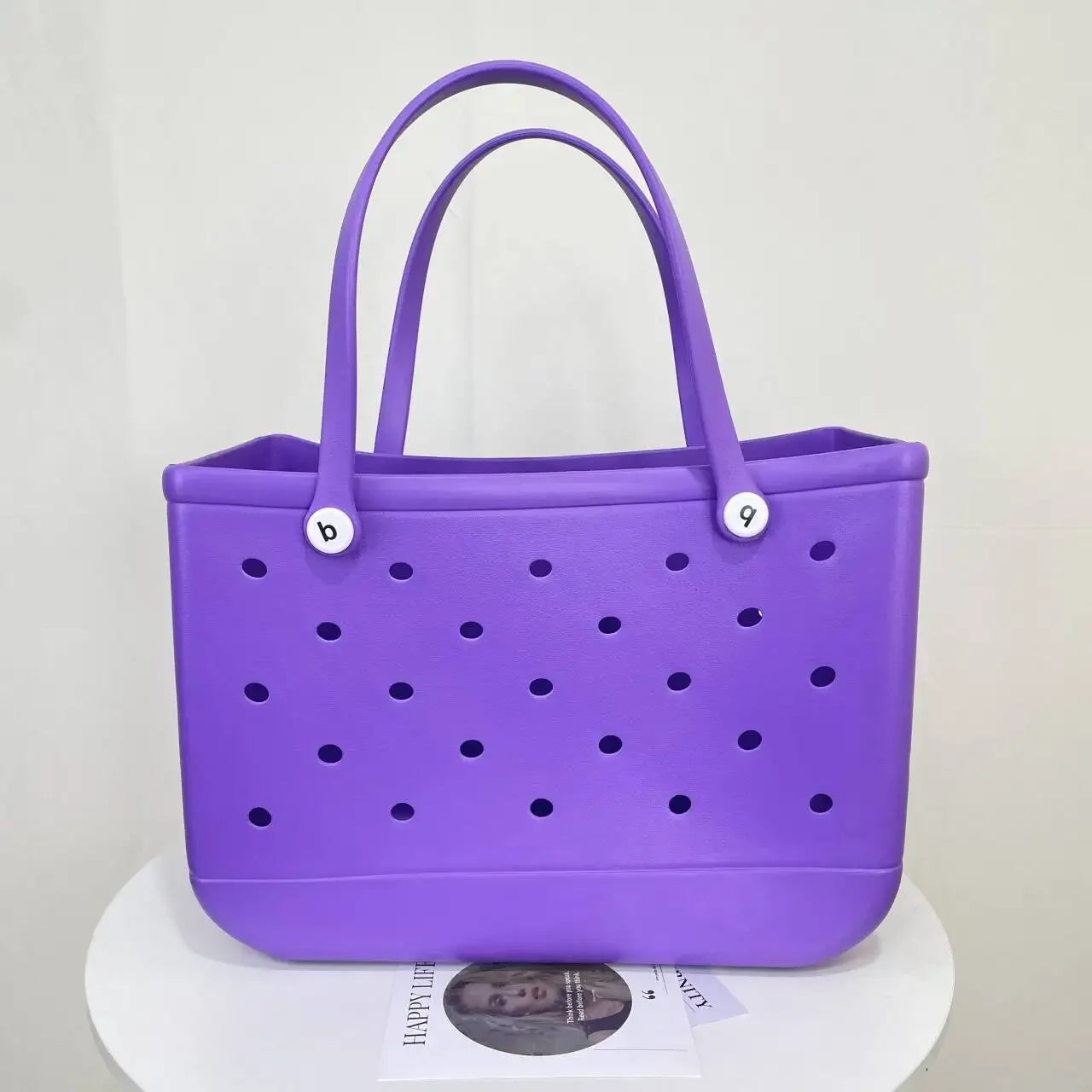 Croc Beach Tote Bag Waterproof EVA Extra Large Capacity - Smarsty