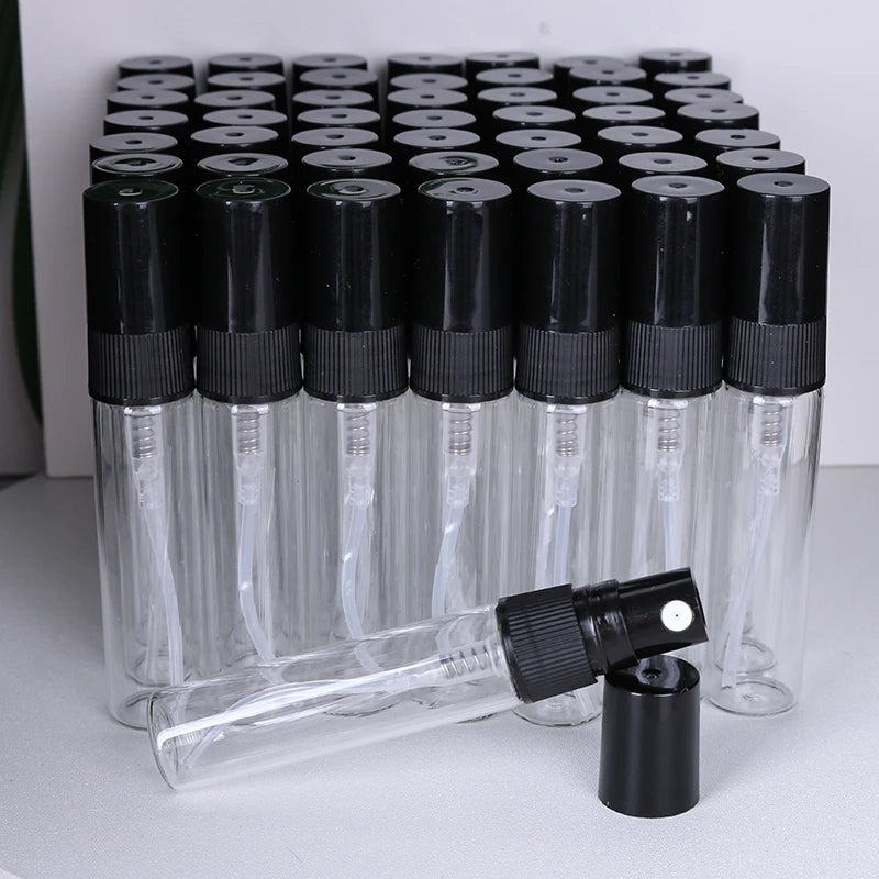 5ml Transparent Glass Perfume Spray Bottle Travel Size - Smarsty