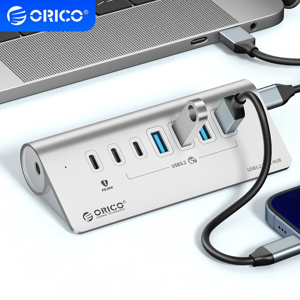 High Performance USB Docking Station With 10Gbps Hub