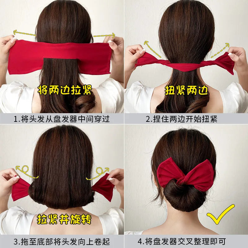 Women's Bow Hairpin for Fast Stylish Buns - Smarsty