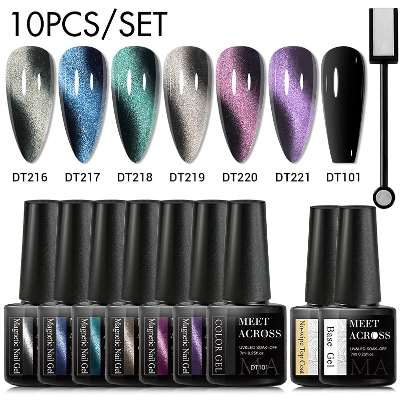 Magnetic Gel Nail Polish Kit for Stunning Nail Art - Smarsty