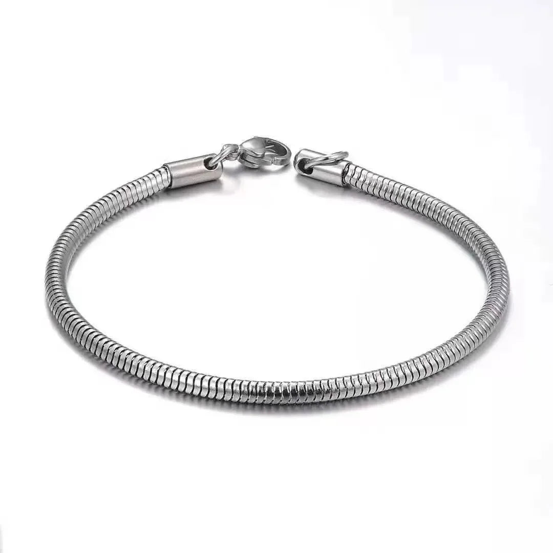 Trendy Stainless Steel Cuban Chain Bracelet for Men - Smarsty
