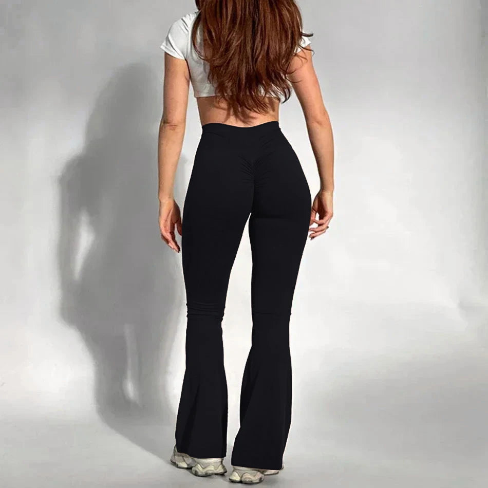High Waist Workout Yoga Leggings Fitness Butt Lifting Scrunch Butt Sports Gym Pants Women - Smarsty
