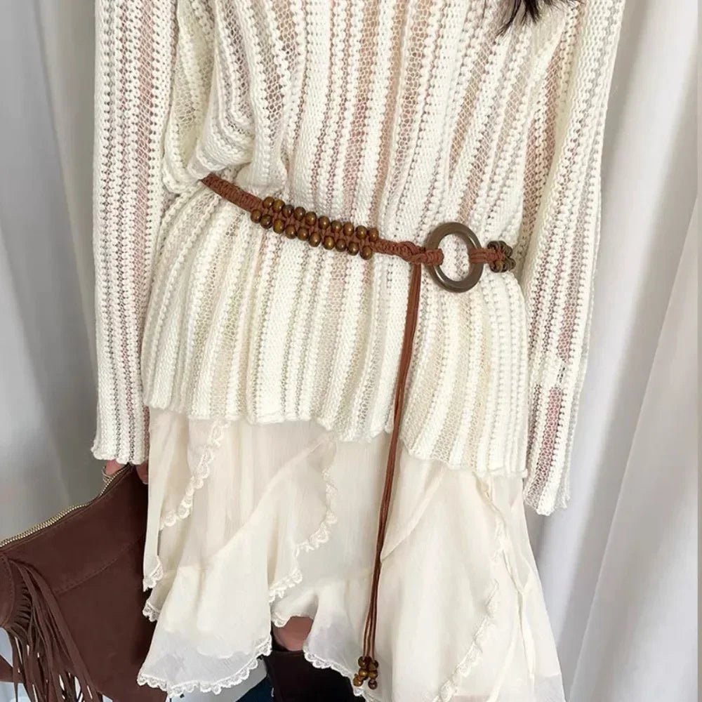 Bohemian Butterfly Tassel Waist Chain Adjustable Belt - Smarsty