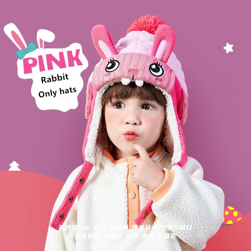 Kids Winter Hat Scarf Set Dinosaur Unicorn Style Gear - Smarsty
