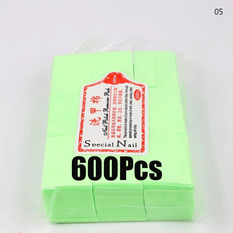 100 Percent Cotton Lint-Free Nail Wipes for Easy Removal - Smarsty