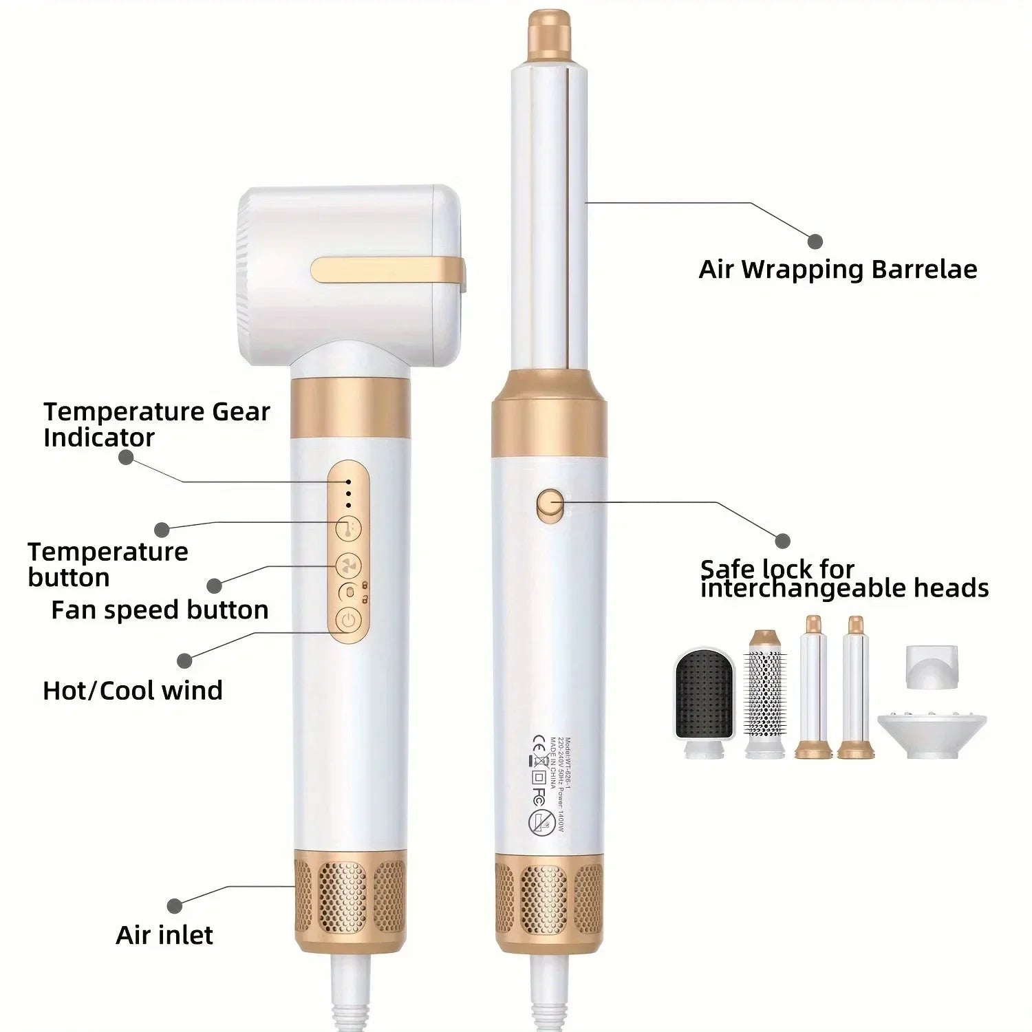 Tinsol 7 In 1 High Speed Hair Dryer Brush - Smarsty