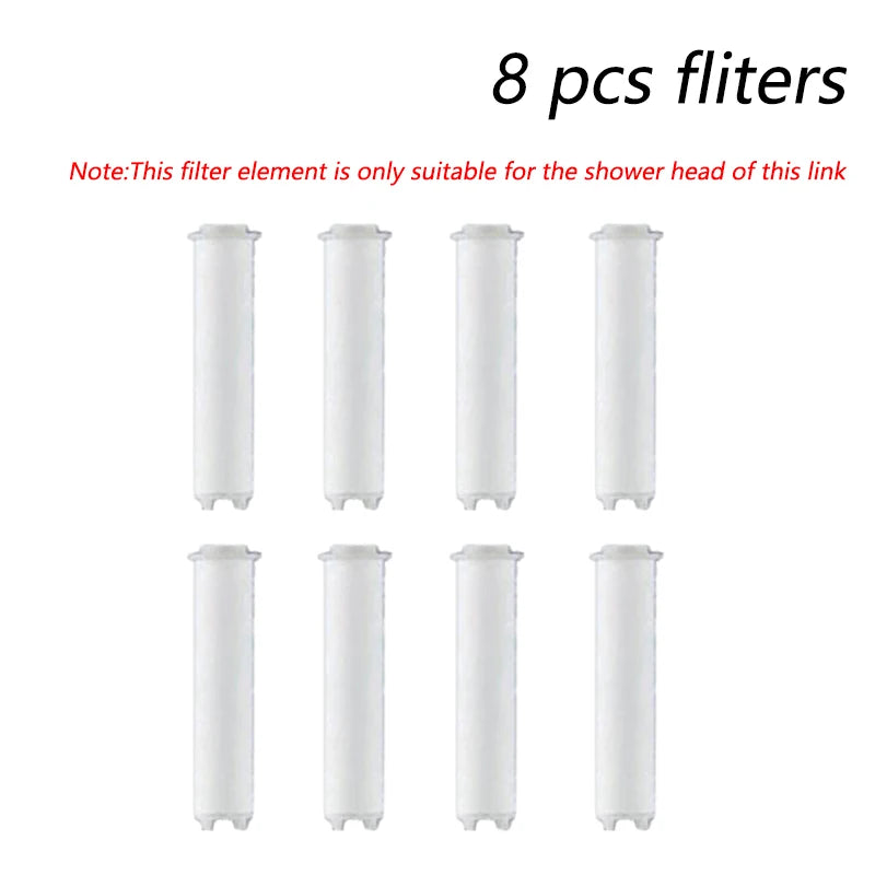 High Quality 8 Mode Shower Head Water Filter Adjustable High Pressure Shower Portable One-Key Stop Shower Bathroom Accessories - Smarsty