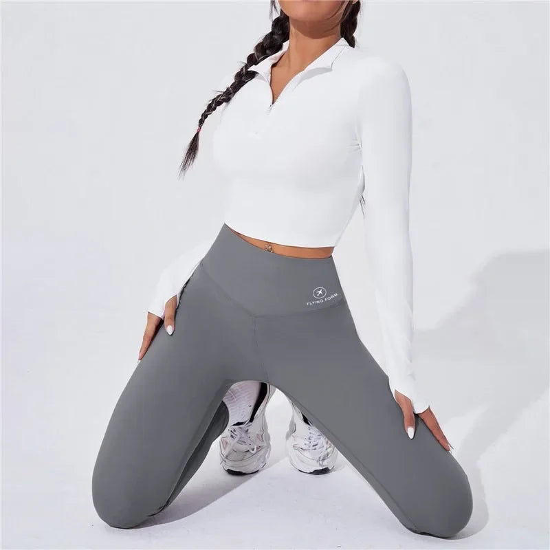 1pc Women High Waist Yoga Leggins Gym Sports Tights Woman Running Pants Sexy Butt Lifting Leggings Gym Fitness Push Up Leggins - Smarsty