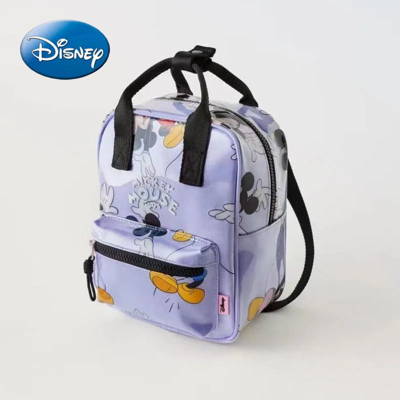 Mickey Mouse Canvas Backpack Large Capacity School Bag - Smarsty