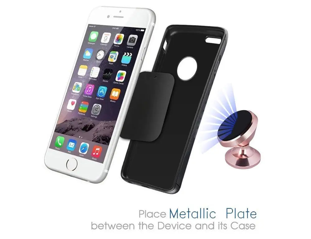 Magnetic Car Phone Holder Mount For GPS And iPhone Plus - Smarsty