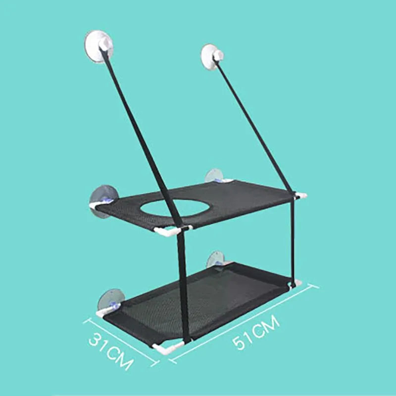 Cat Hammock Window Bed for Sunny Relaxation - Smarsty