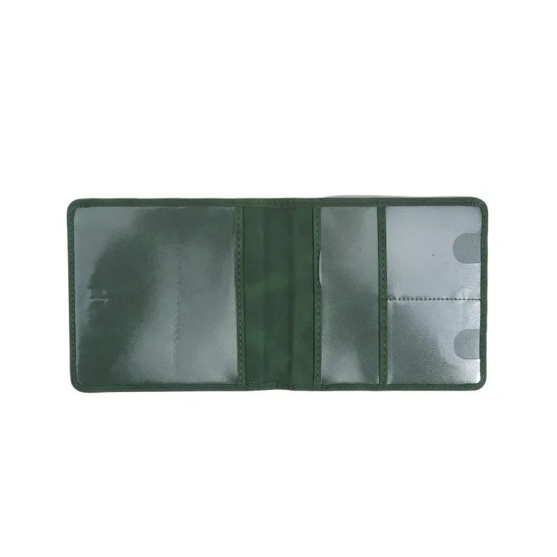 Car Registration Driver's License and Insurance Card Holder - Leather Vehicle Glove Box Automobile Documents Paperwork Organizer