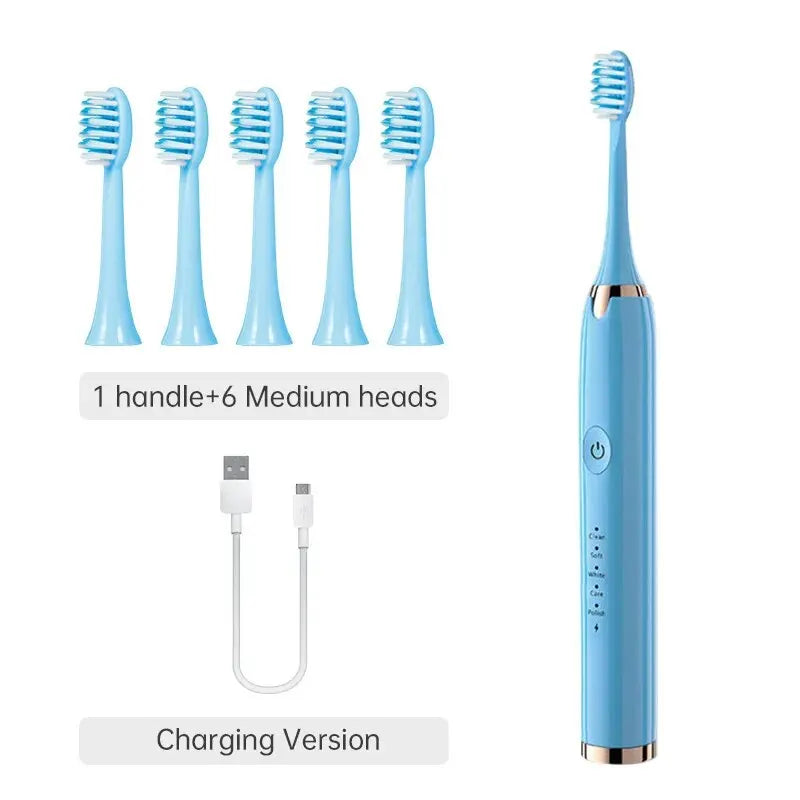 Rechargeable Sonic Toothbrush with Whitening and Deep Cleaning功能 - Smarsty