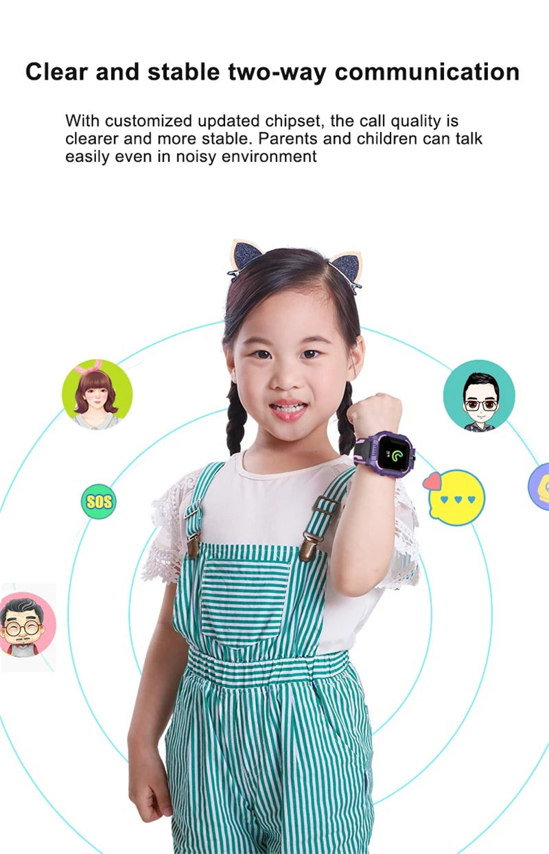 4G Kids Smart Watch With SOS Call And Waterproof Design - Smarsty