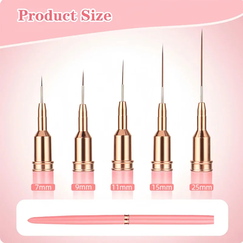Professional Nail Art Liner Brush Set for Precision Painting - Smarsty