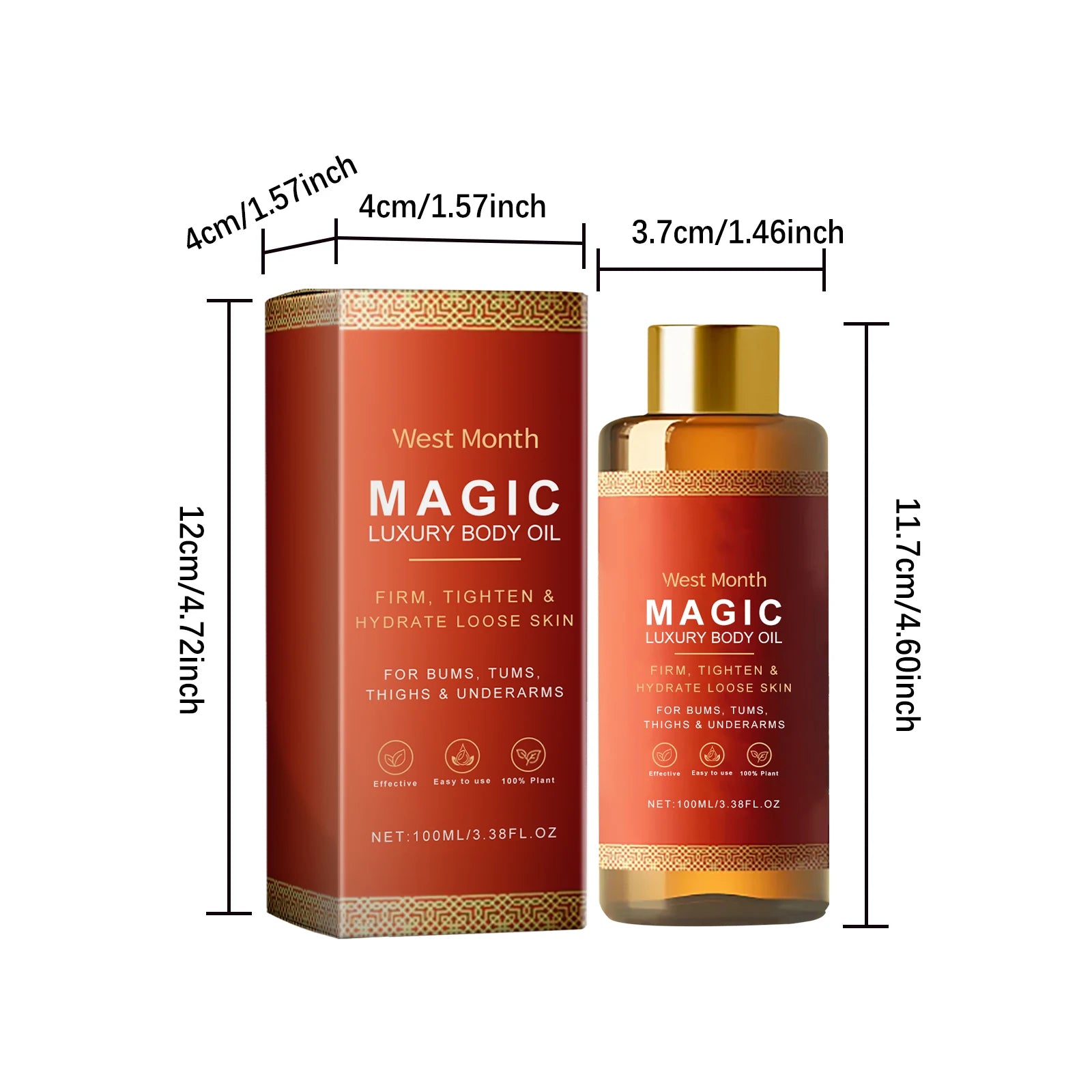 Tightening Body Oil for Firming and Moisturizing Skin - Smarsty