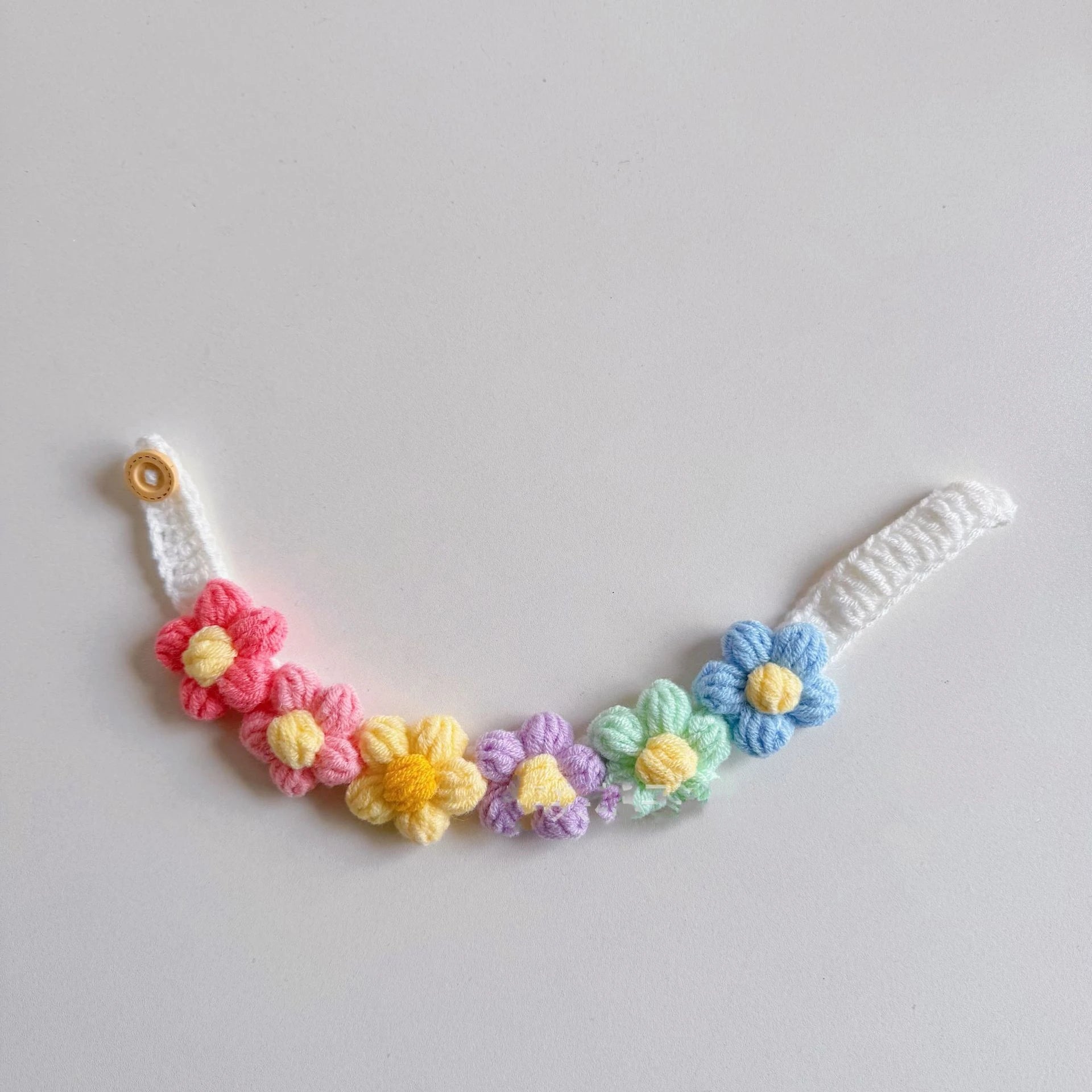 Blue and White Cat Flower Bib Collar for Pets - Smarsty