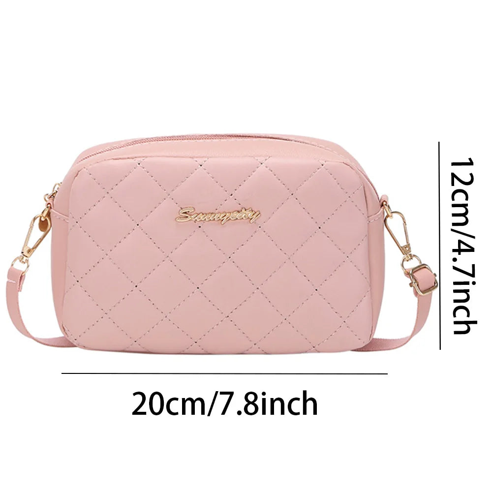 2024 Tassel Small Messenger Bag For Women Trend Lingge Embroidery Camera Female Shoulder Bag Fashion Chain Ladies Crossbody Bags - Smarsty
